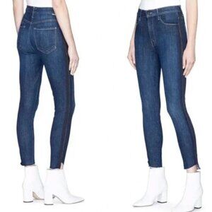 MOTHER The Stunner Zip Ankle Step Fray. Sweeping Racer. Size 25 P114